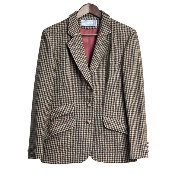 Womens VTG Houndstooth Knockabouts By Pendleton Wool Blazer - Picture 1 of 16